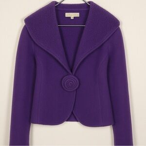 Cameleon Purple fleece dressy Jacket size small